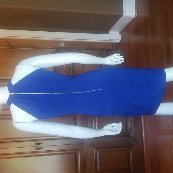 Ladies Dress " Just Taylor " Size 8 Royal Blue. "New Without Tags" - Picture 4 of 8
